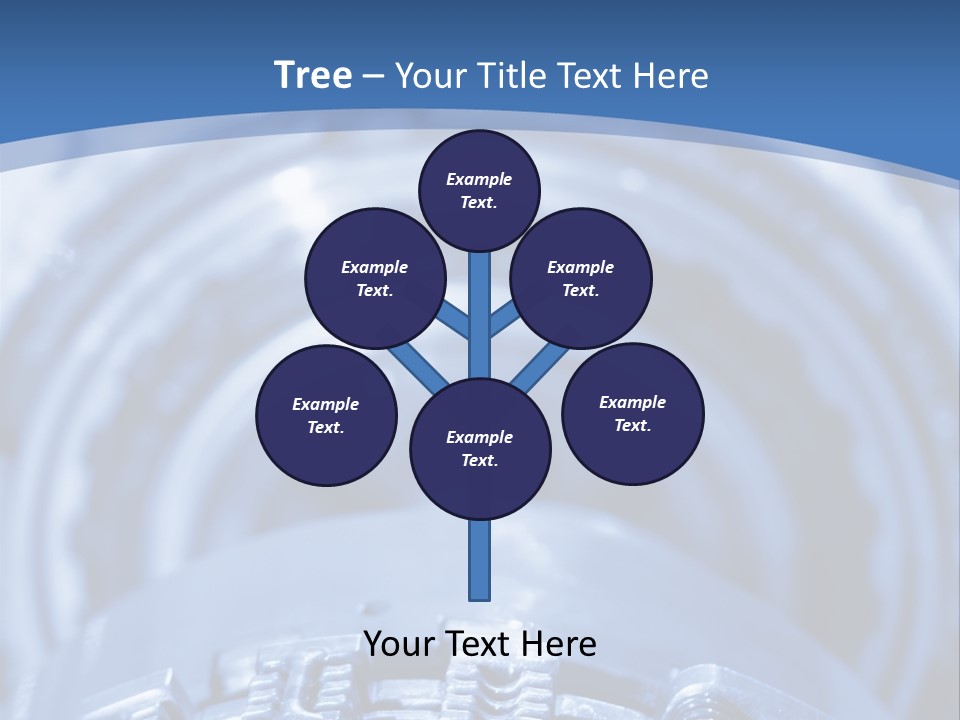 Chrome Black Mechanic PowerPoint Template
