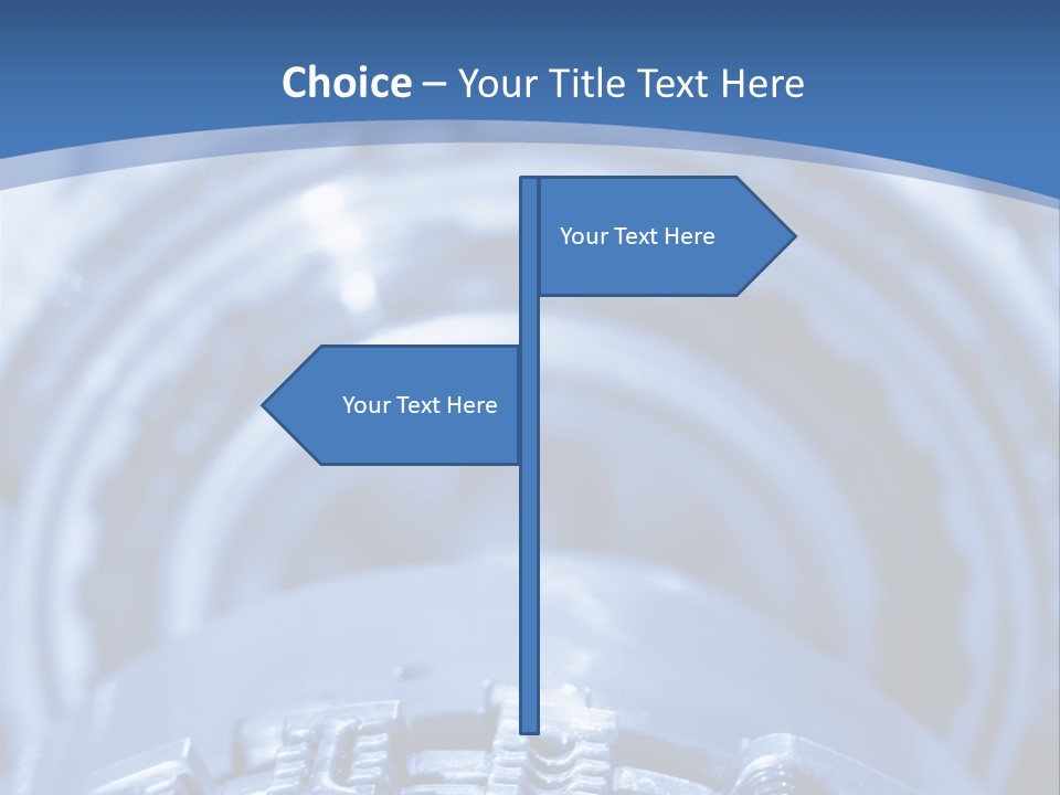 Chrome Black Mechanic PowerPoint Template