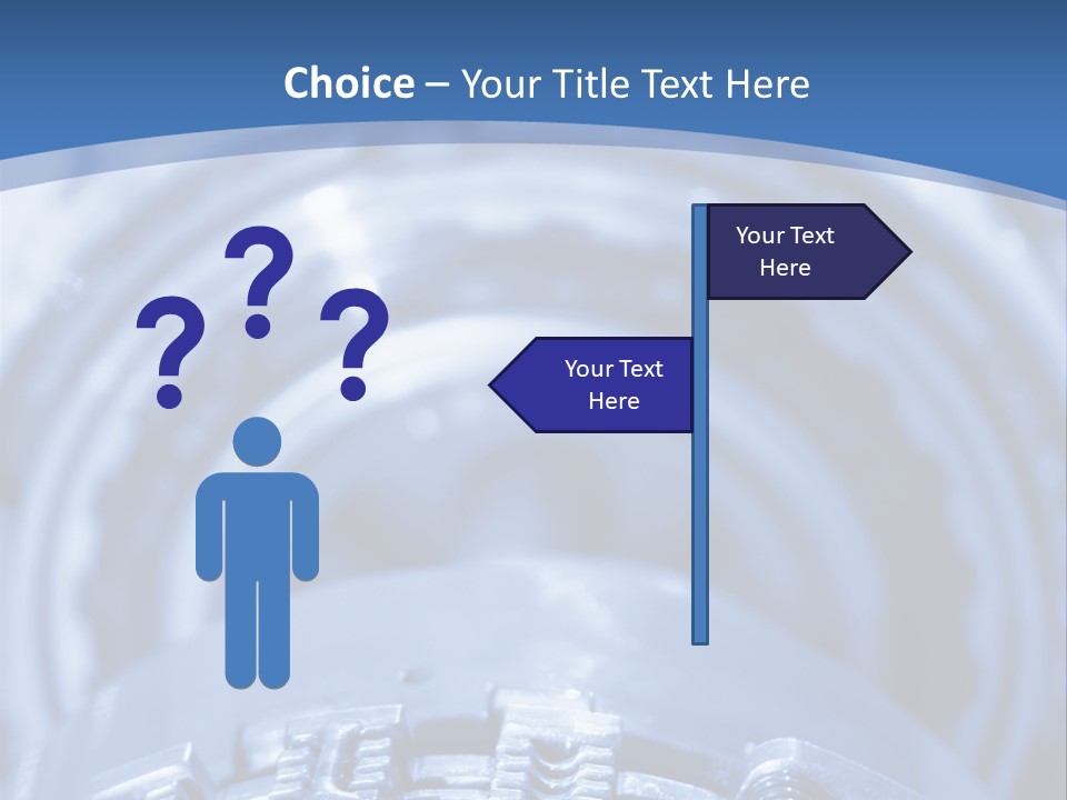 Chrome Black Mechanic PowerPoint Template