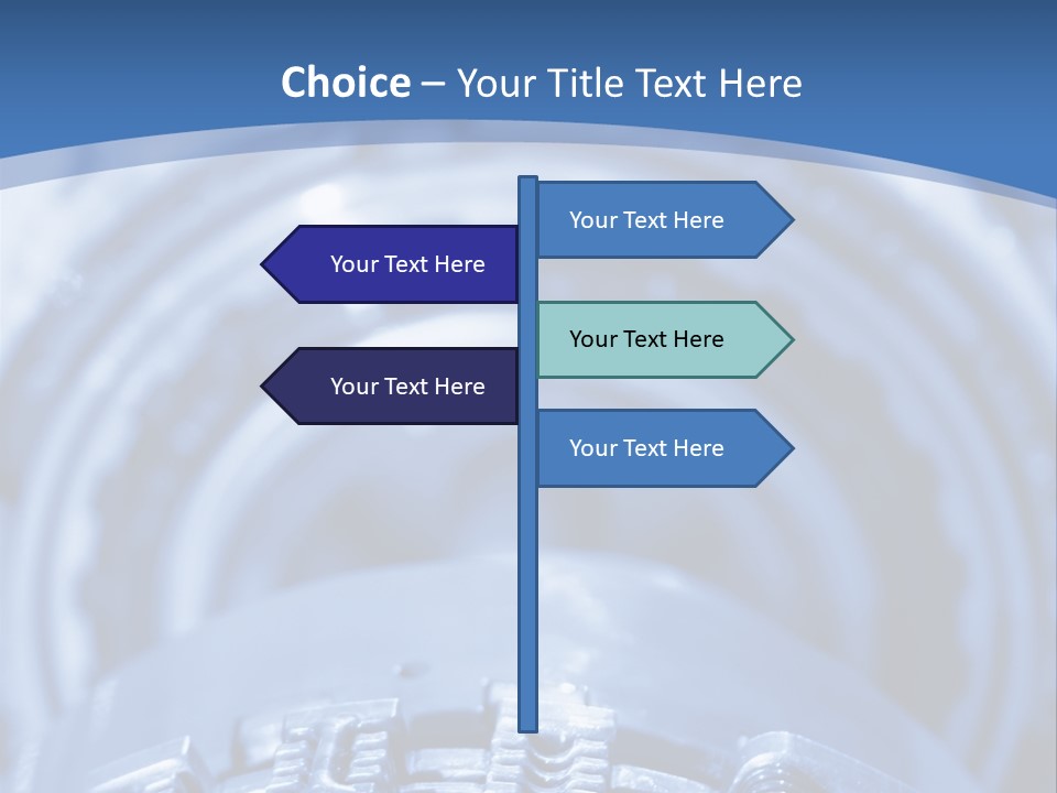 Chrome Black Mechanic PowerPoint Template