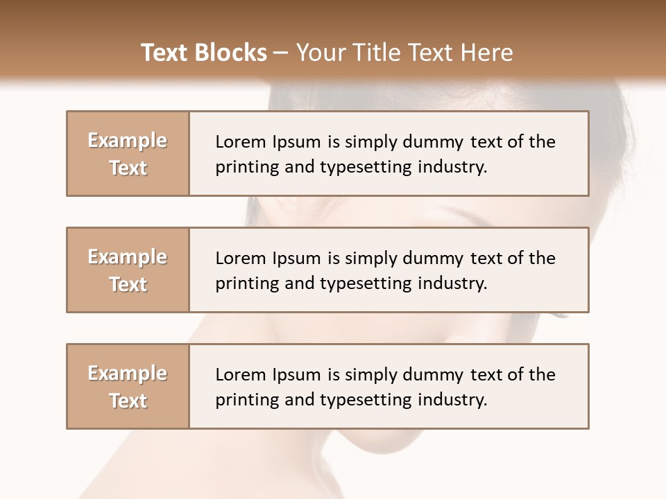 Naked Yellow Make Up PowerPoint Template