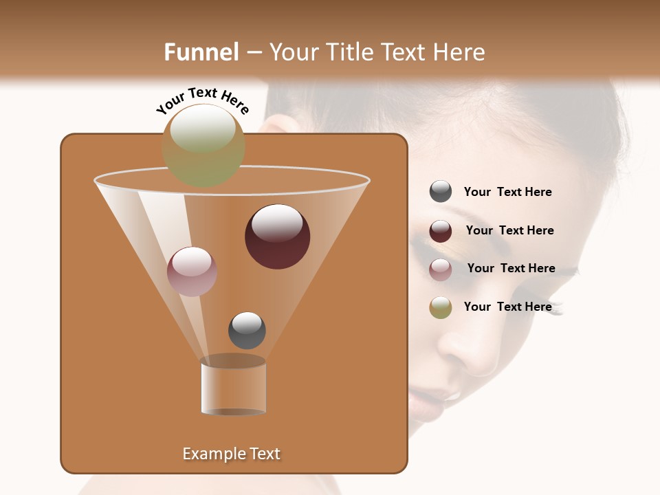Naked Yellow Make Up PowerPoint Template