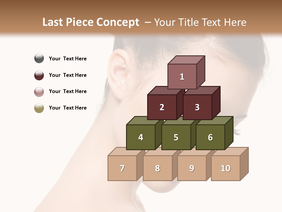 Naked Yellow Make Up PowerPoint Template