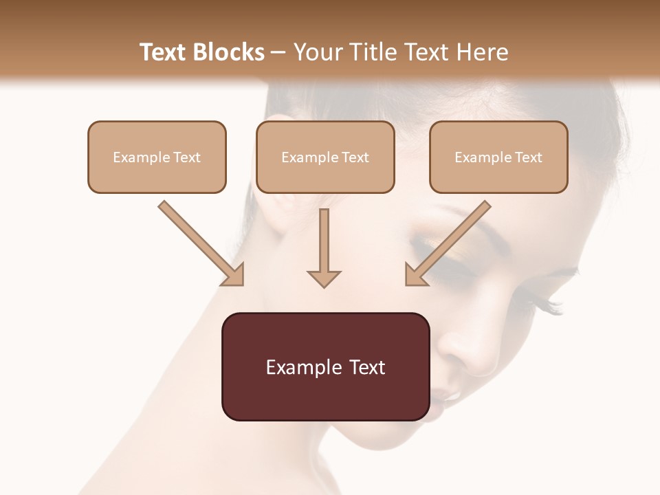 Naked Yellow Make Up PowerPoint Template
