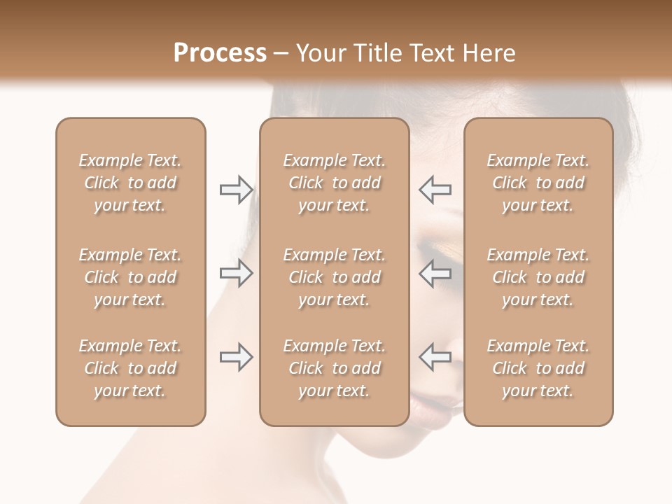 Naked Yellow Make Up PowerPoint Template