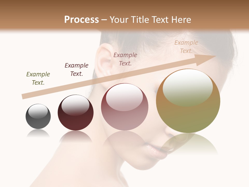 Naked Yellow Make Up PowerPoint Template