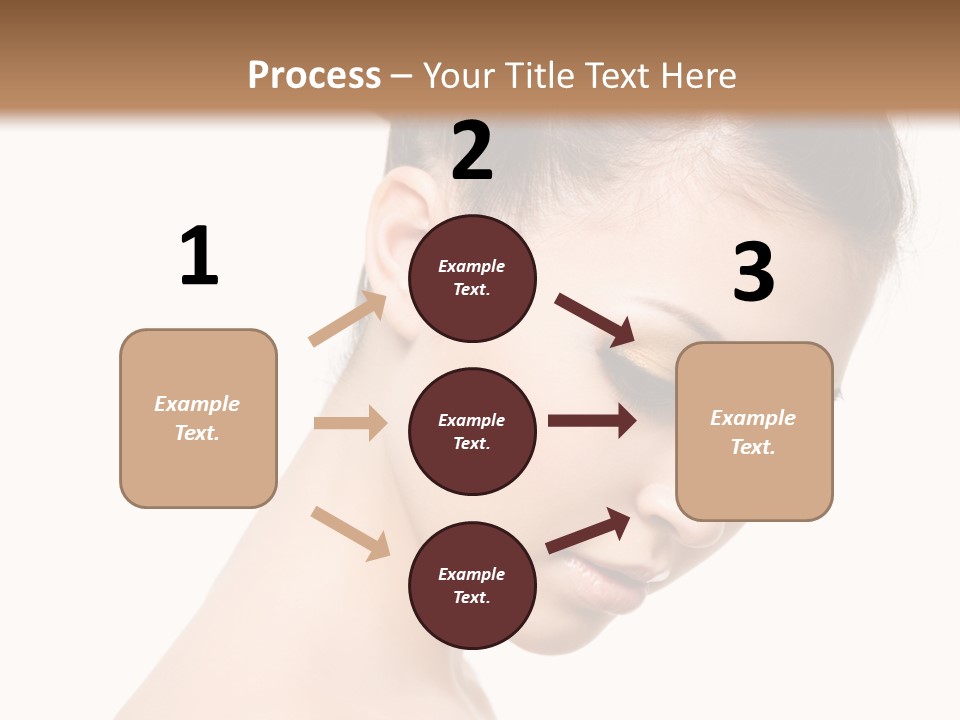 Naked Yellow Make Up PowerPoint Template