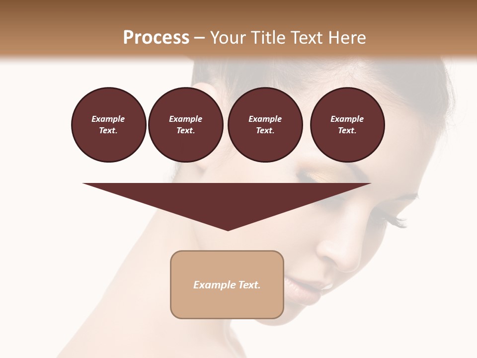 Naked Yellow Make Up PowerPoint Template