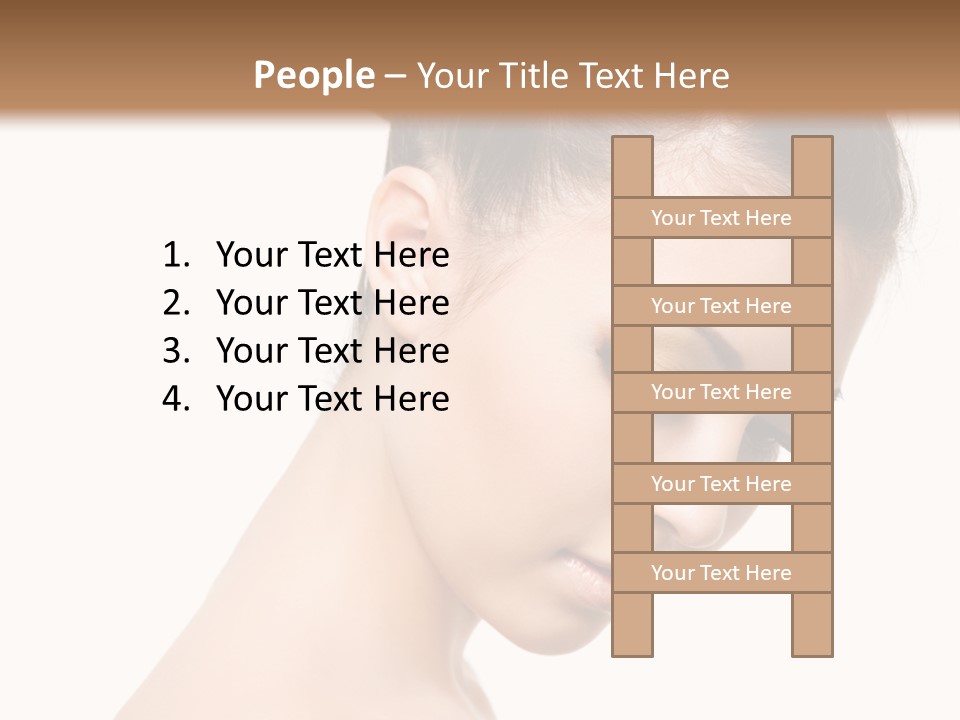 Naked Yellow Make Up PowerPoint Template