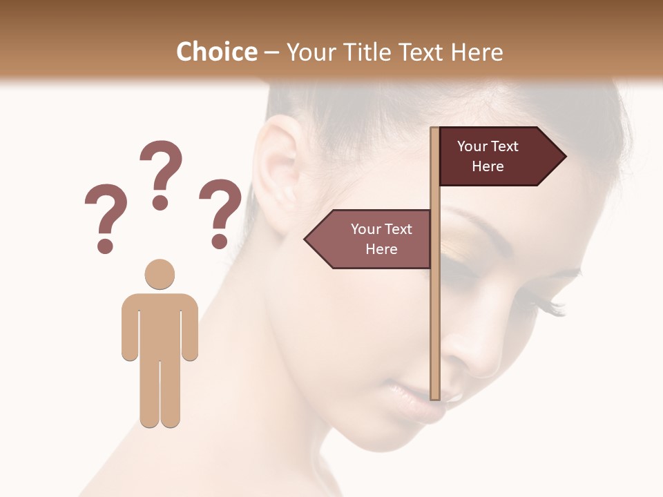 Naked Yellow Make Up PowerPoint Template