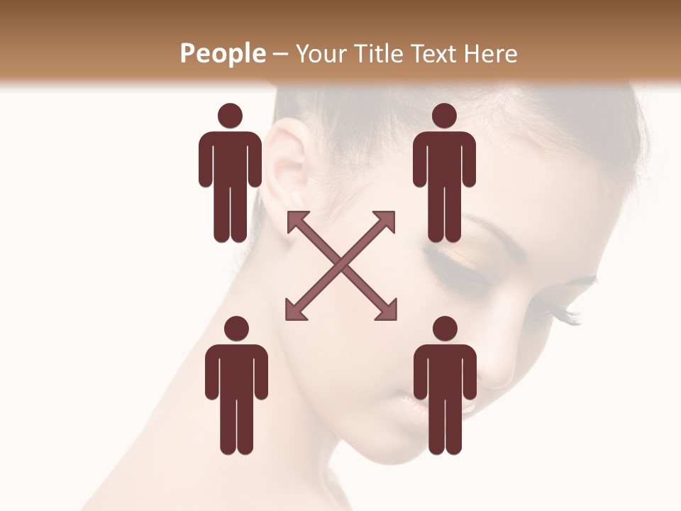 Naked Yellow Make Up PowerPoint Template