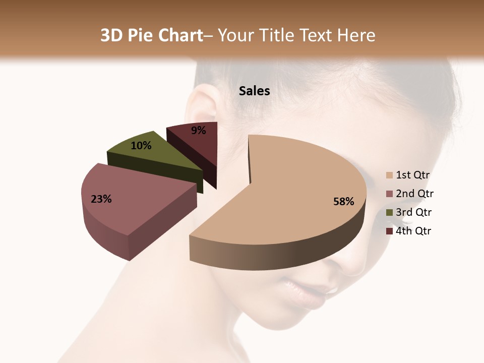 Naked Yellow Make Up PowerPoint Template