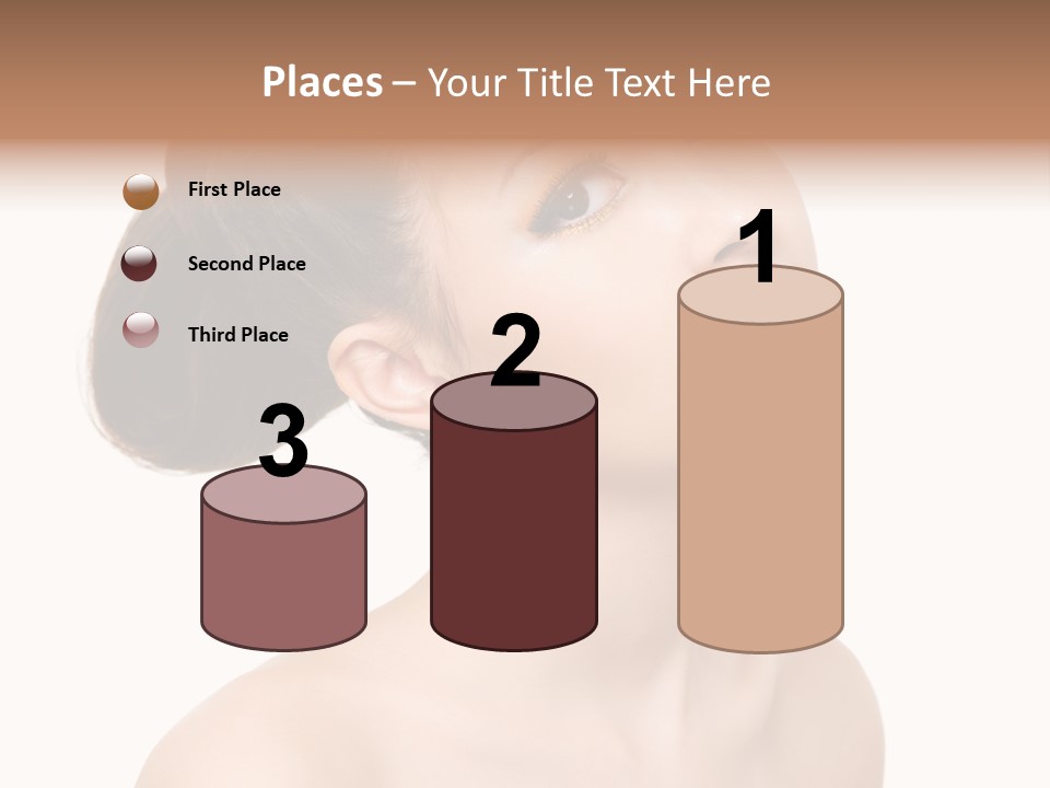 Face Brown One PowerPoint Template