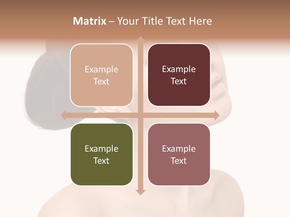 Face Brown One PowerPoint Template