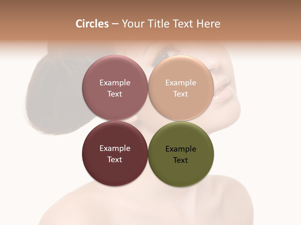 Face Brown One PowerPoint Template