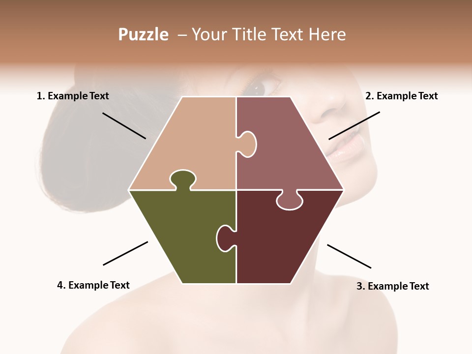 Face Brown One PowerPoint Template