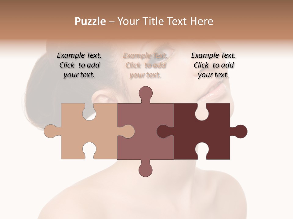 Face Brown One PowerPoint Template