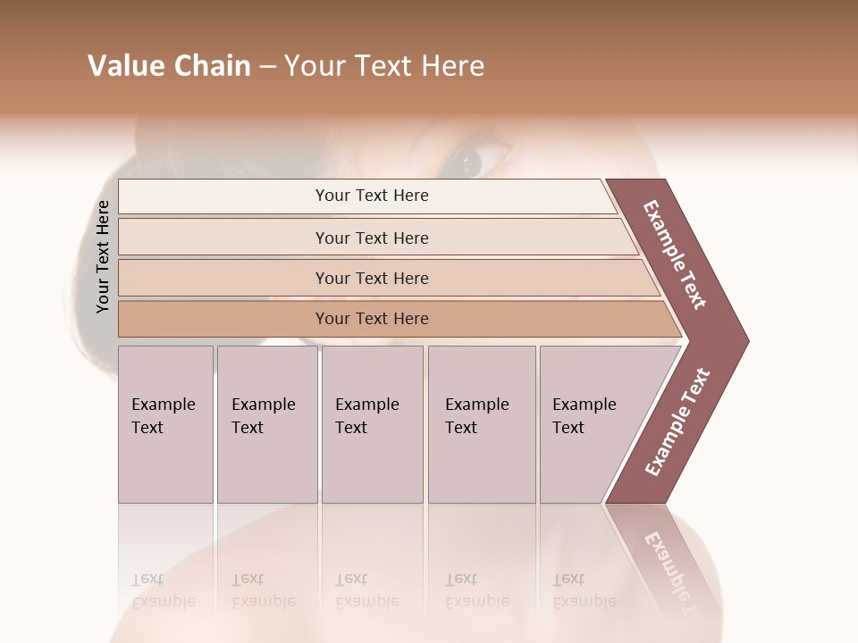 Face Brown One PowerPoint Template