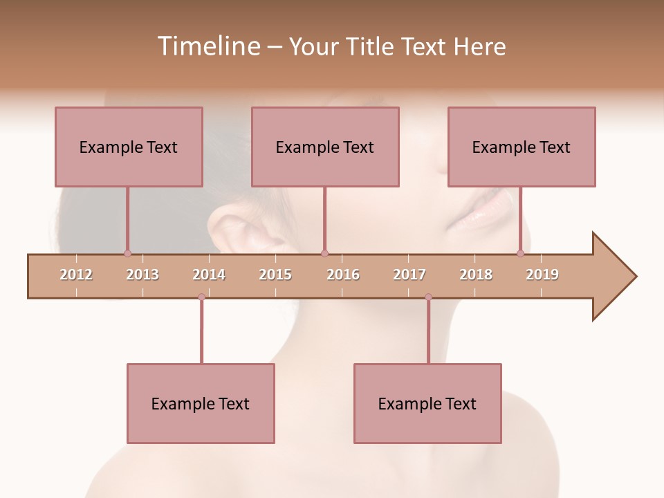 Face Brown One PowerPoint Template