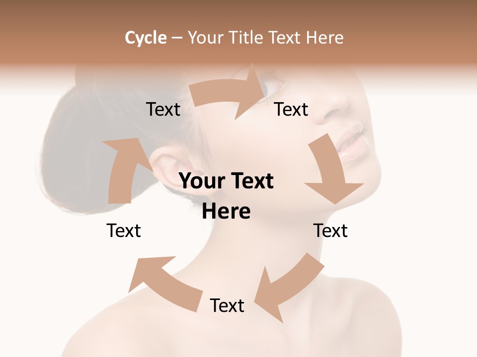 Face Brown One PowerPoint Template