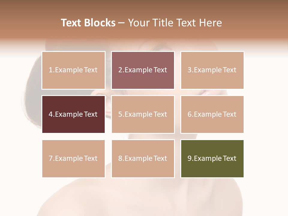 Face Brown One PowerPoint Template