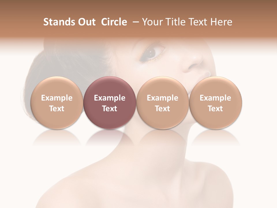 Face Brown One PowerPoint Template