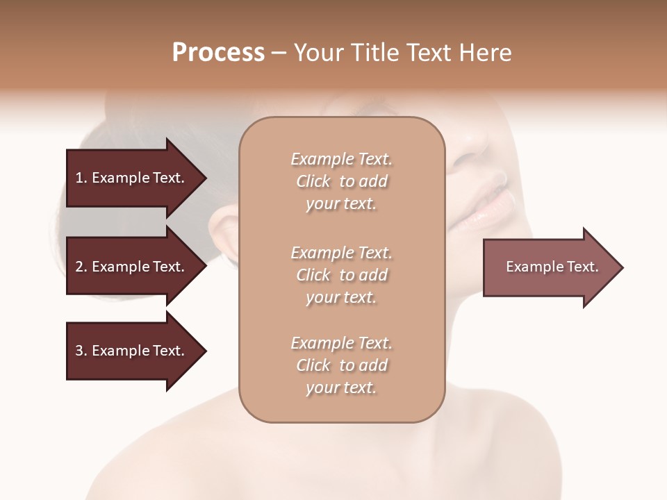 Face Brown One PowerPoint Template