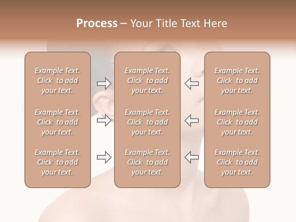 Face Brown One PowerPoint Template