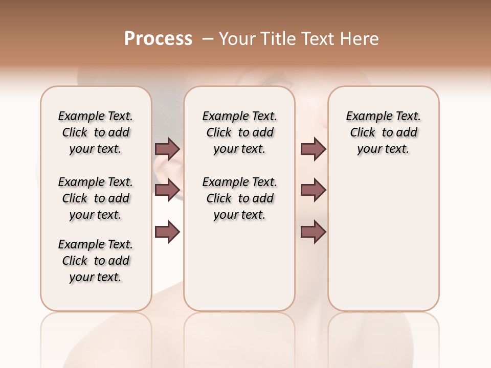Face Brown One PowerPoint Template