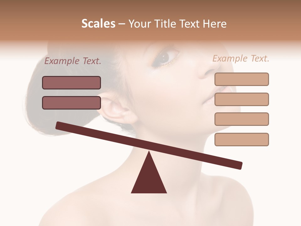 Face Brown One PowerPoint Template