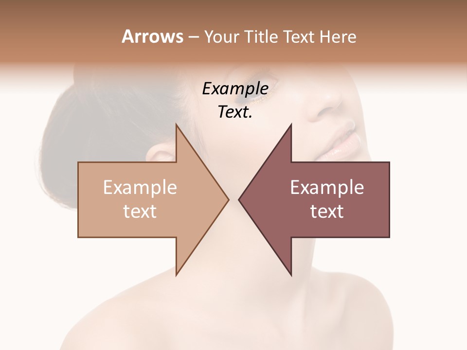 Face Brown One PowerPoint Template