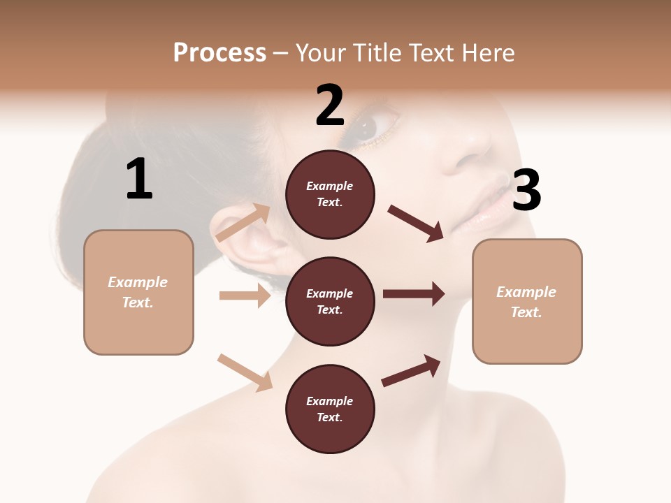 Face Brown One PowerPoint Template