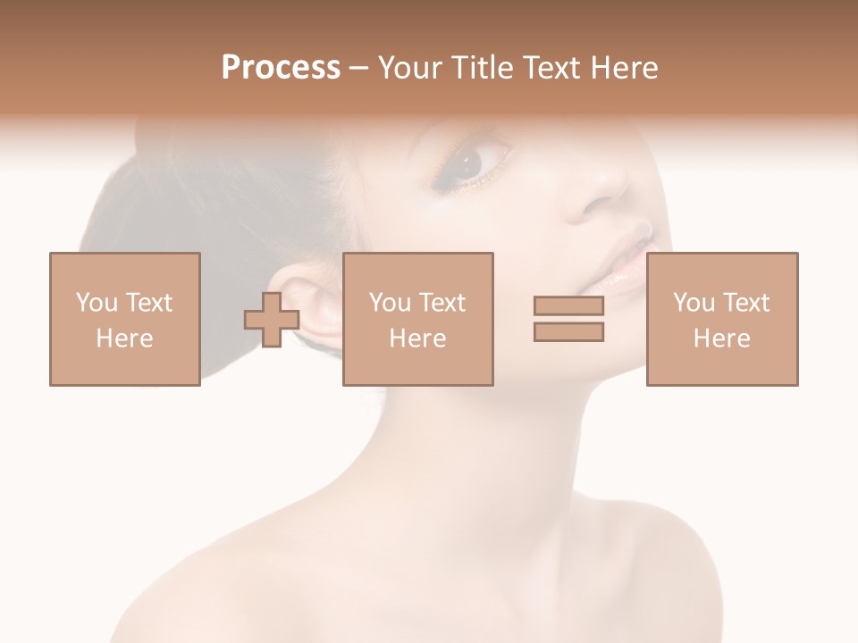 Face Brown One PowerPoint Template