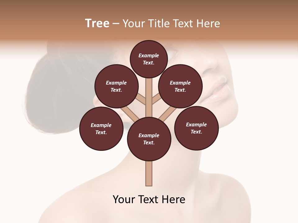 Face Brown One PowerPoint Template