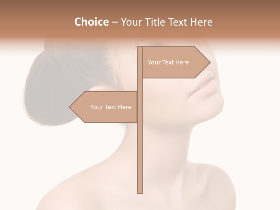 Face Brown One PowerPoint Template