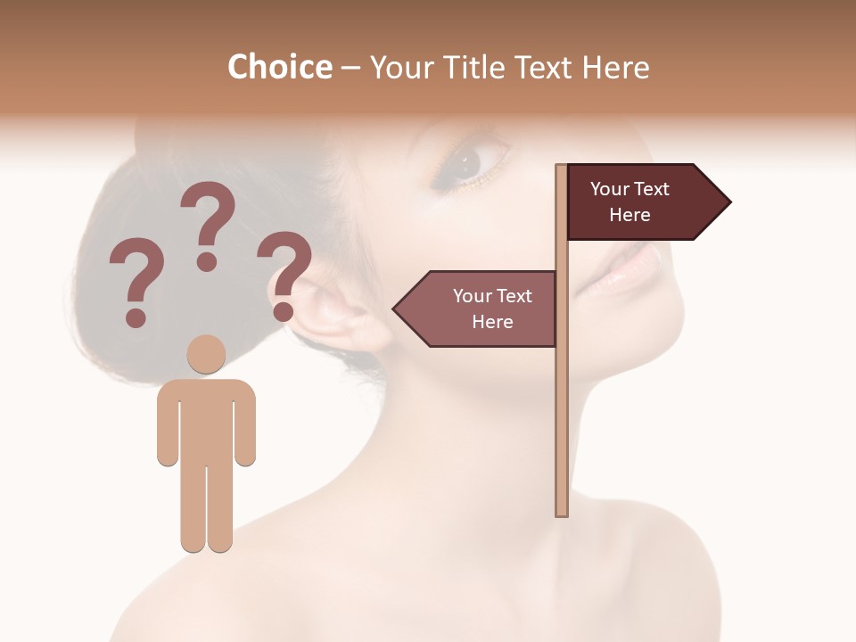 Face Brown One PowerPoint Template