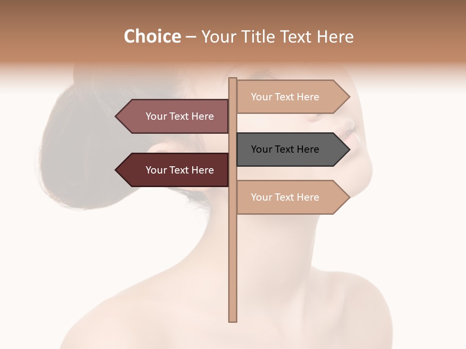 Face Brown One PowerPoint Template