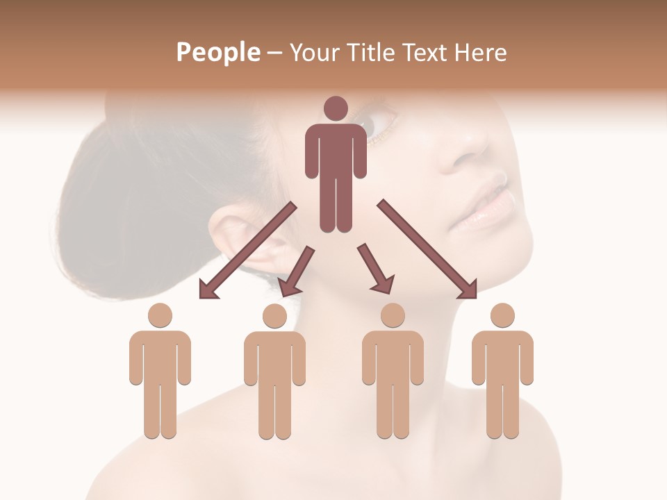 Face Brown One PowerPoint Template
