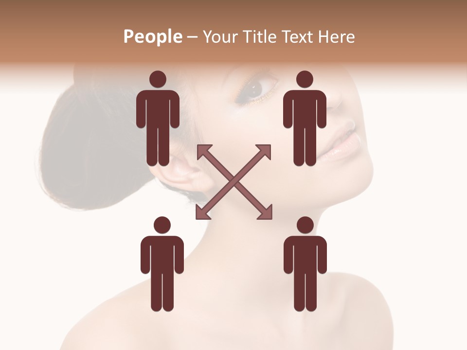 Face Brown One PowerPoint Template