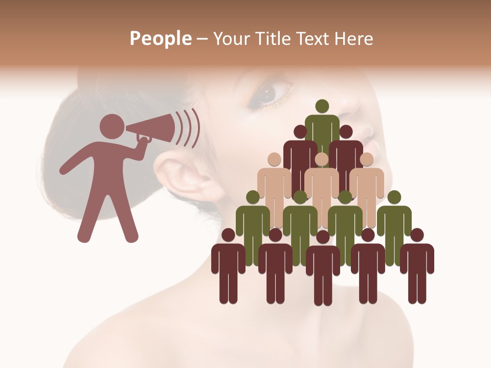 Face Brown One PowerPoint Template