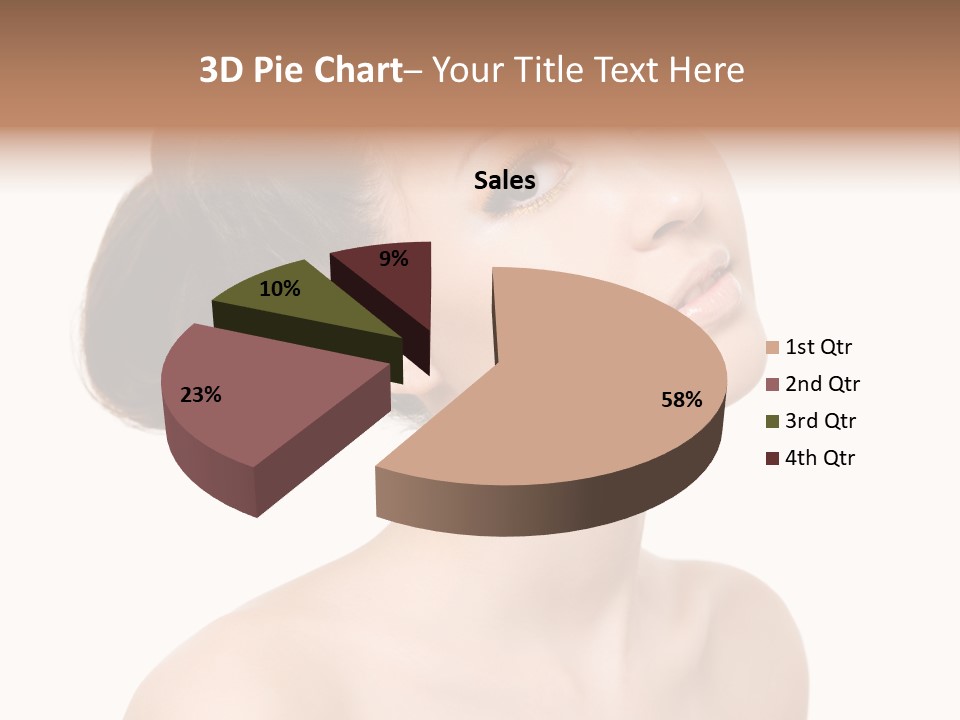 Face Brown One PowerPoint Template
