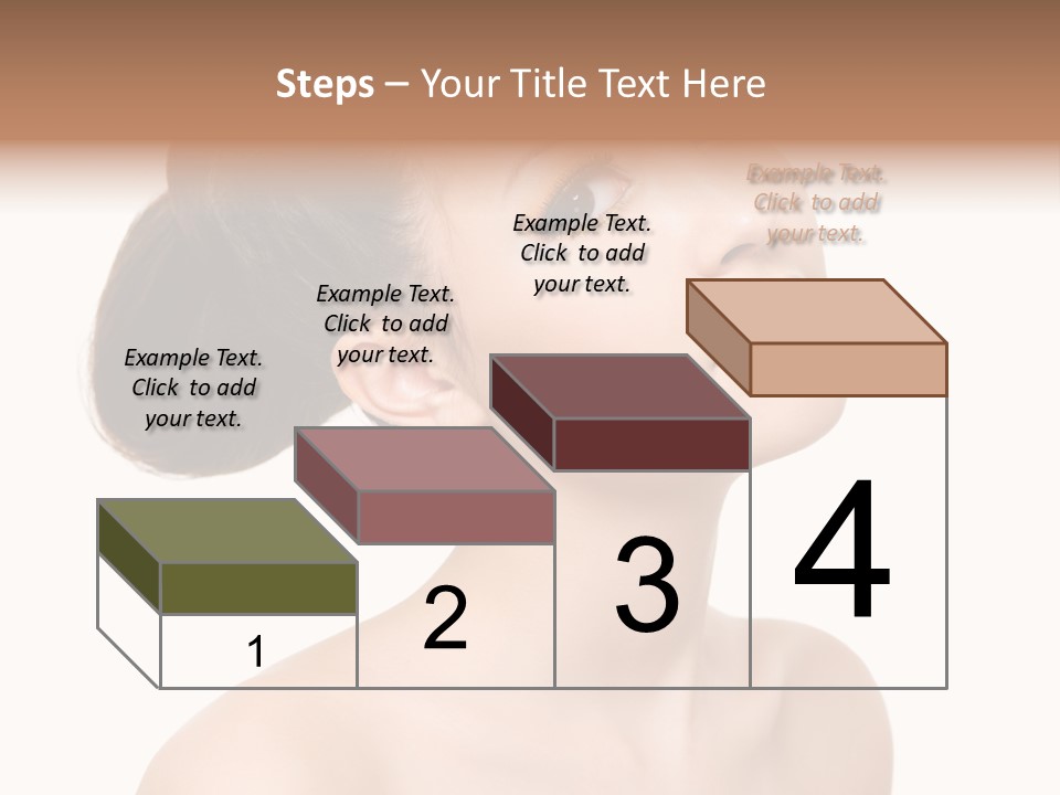 Face Brown One PowerPoint Template