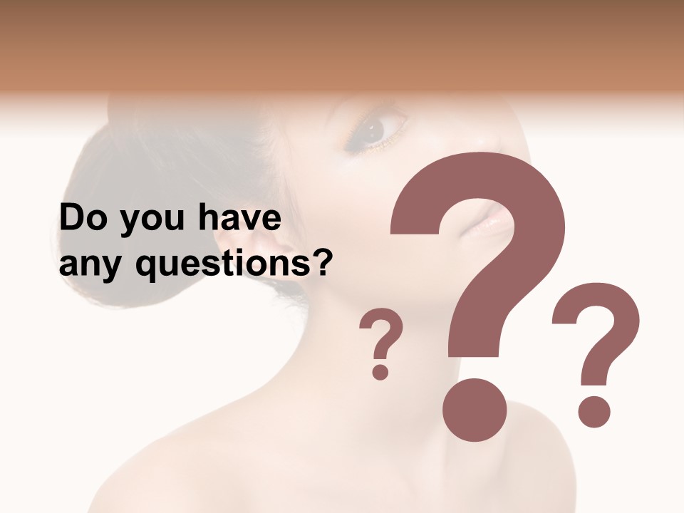 Face Brown One PowerPoint Template