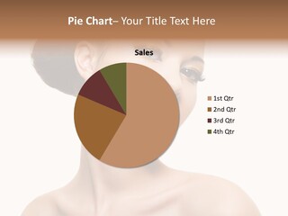 Make Up Female Isolated PowerPoint Template