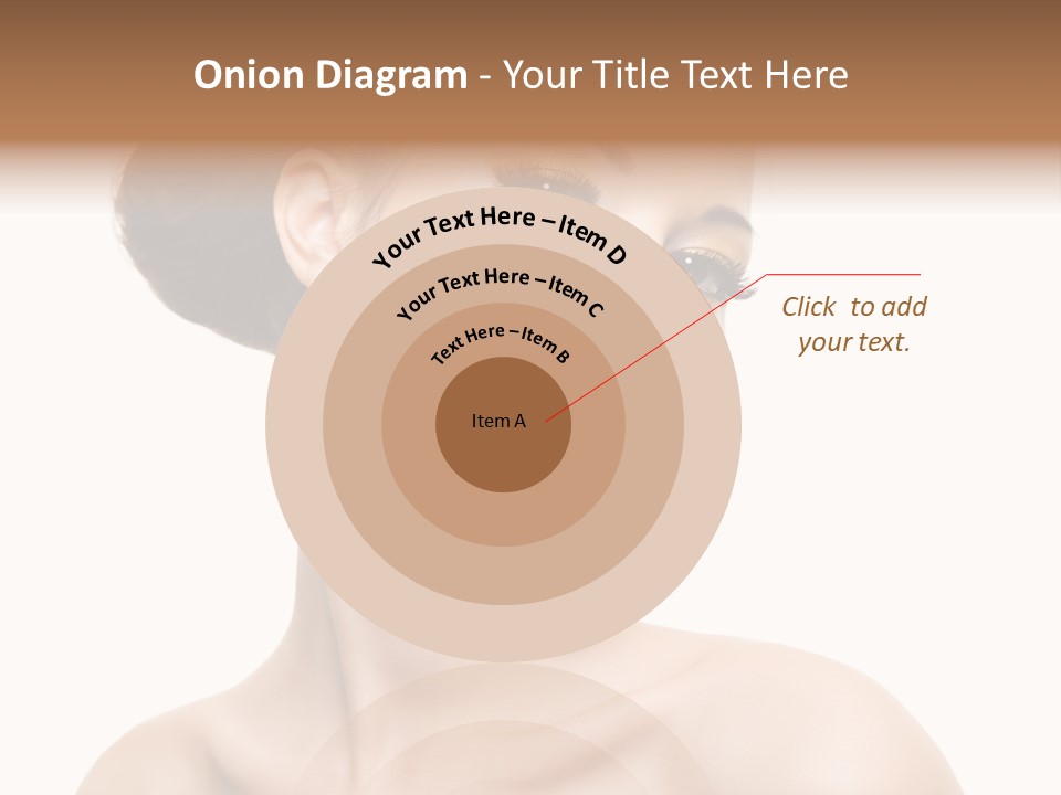 Make Up Female Isolated PowerPoint Template