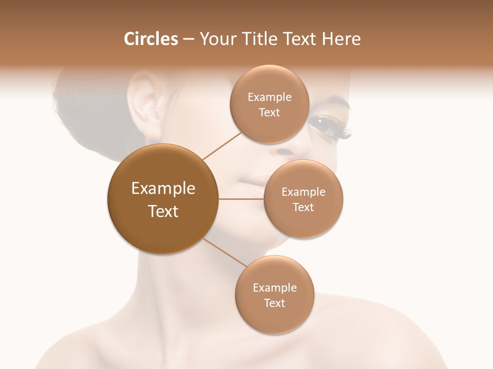 Make Up Female Isolated PowerPoint Template