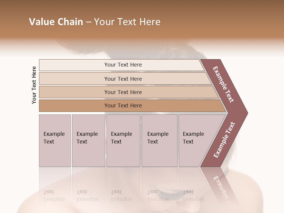 Isolated Hair Woman PowerPoint Template