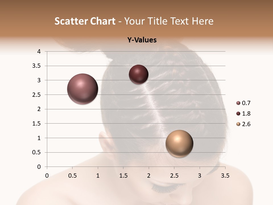 Isolated Hair Woman PowerPoint Template