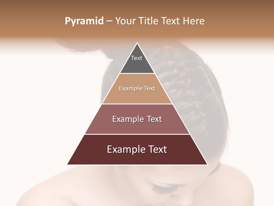 Isolated Hair Woman PowerPoint Template