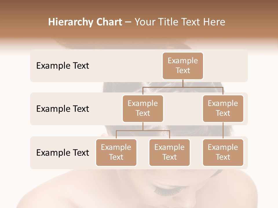 Isolated Hair Woman PowerPoint Template